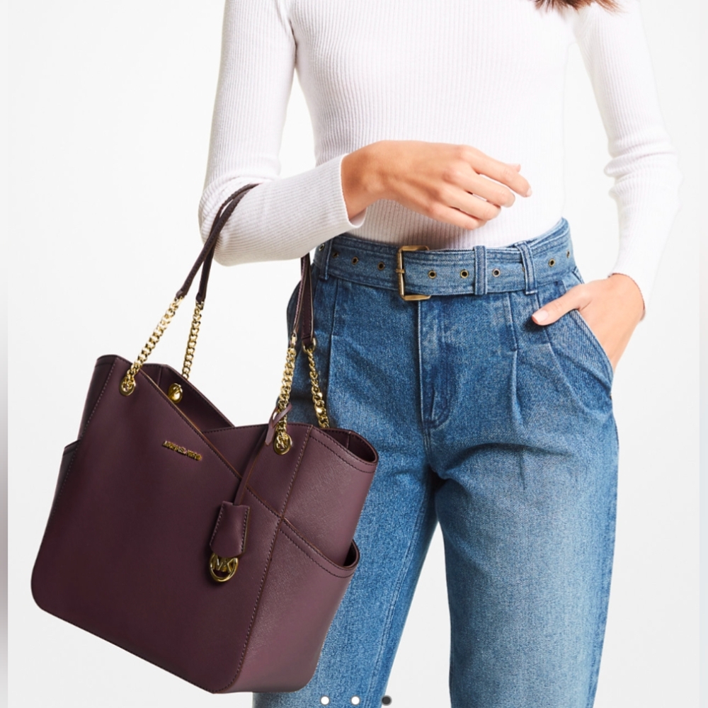 Michael Kors Jet Set Saffiano Leather Large Tote